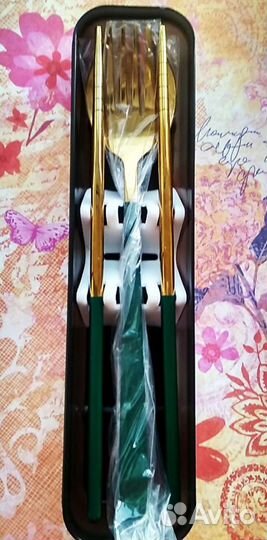 Подарочный набор столовых пр-в с палочками, в чехл