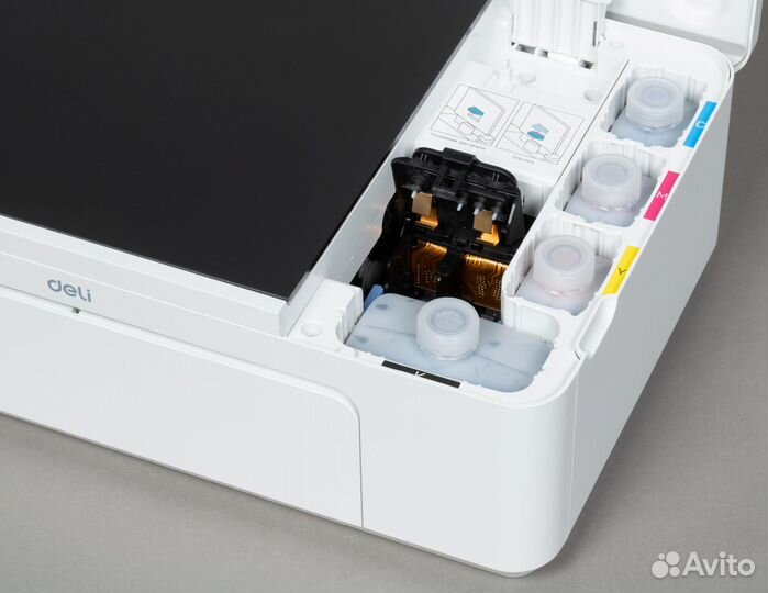 Мфу Струйное Deli D311NW, USB, Wi-Fi, снпч, бу