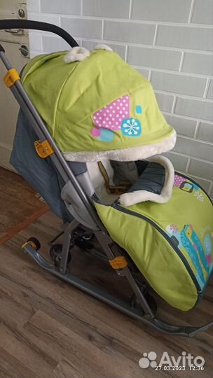 Санки коляска ника 7