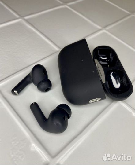 Air pods pro 2 черные (с шумоподавлением)