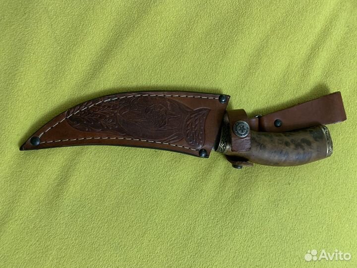 Нож охотничий кованый