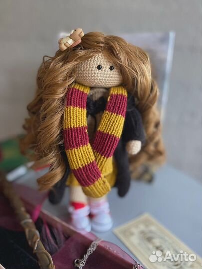 Кукла Гермиона. Вязаные игрушки