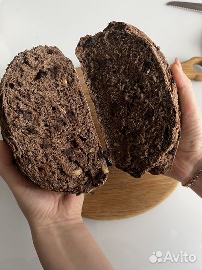 Шоколадный хлеб на закваске