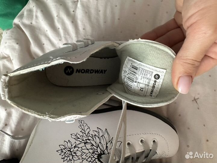 Коньки фигурные nordway 32 размер
