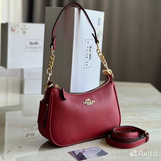 Сумка coach красная