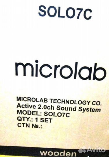 Акустические колонки Microlab Solo 7C новые