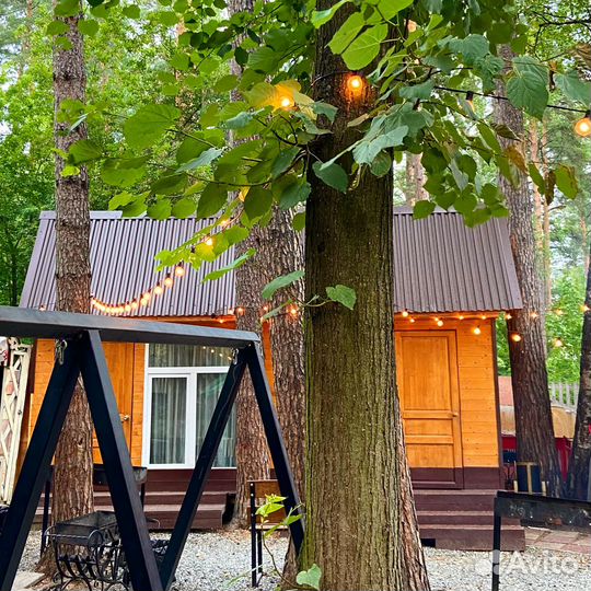Аренда теплой беседки в лесу Лебяжье