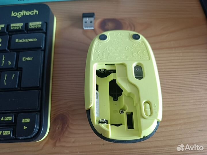 Комплект клавиатура + мышь Logitech MK240 nano
