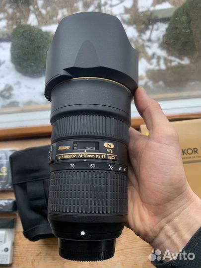 Объектив nikon 24 70 2.8 e ed vr