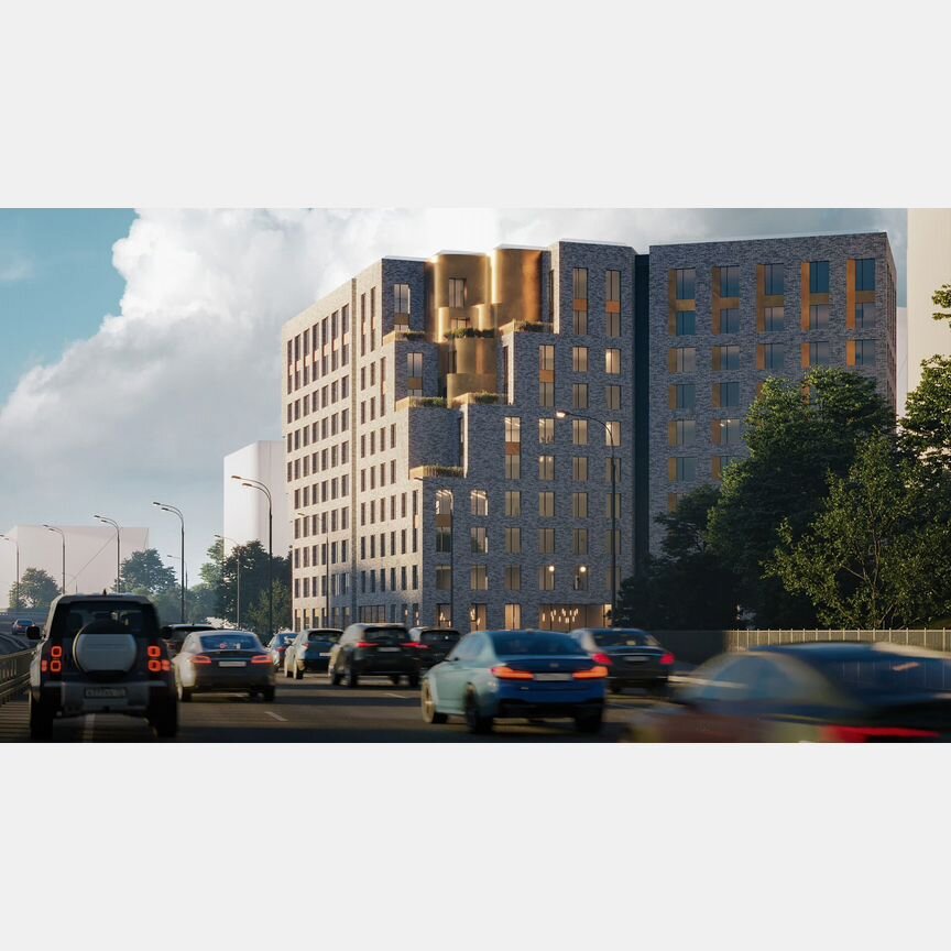 2-к. апартаменты, 68,7 м², 10/10 эт.