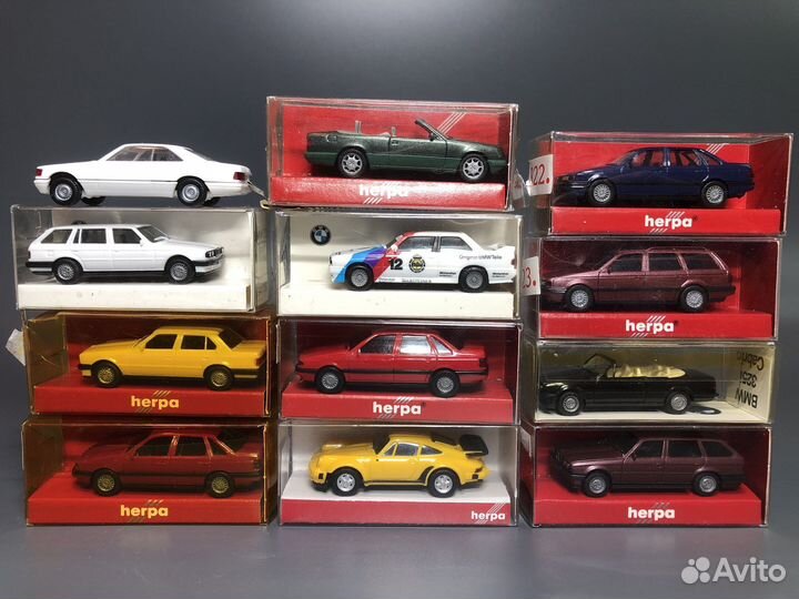 Масштабные модели 1/87 Herpa, Wiking, Schuco