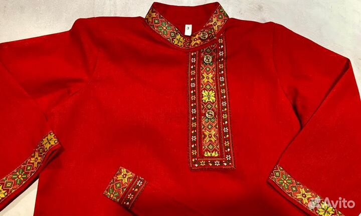 Русская народная рубашка косоворотка орнамент