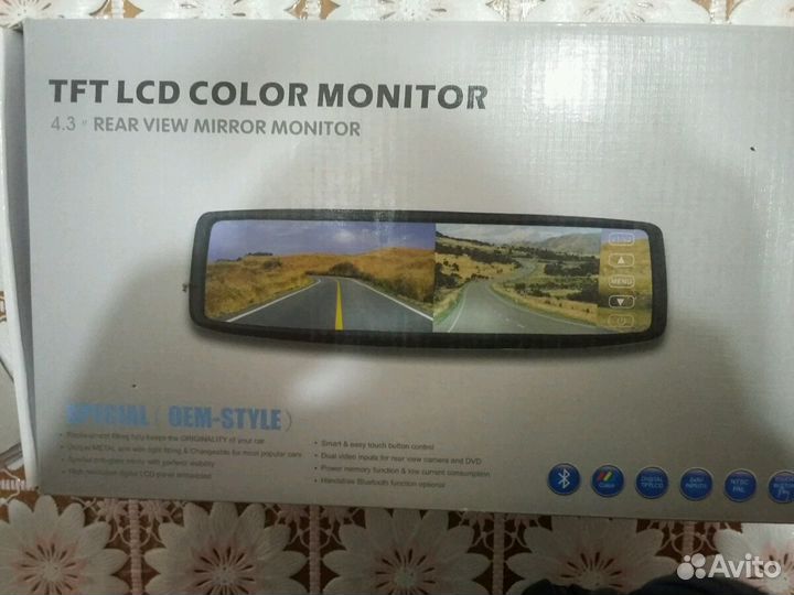 Камера заднего вида с зеркалом