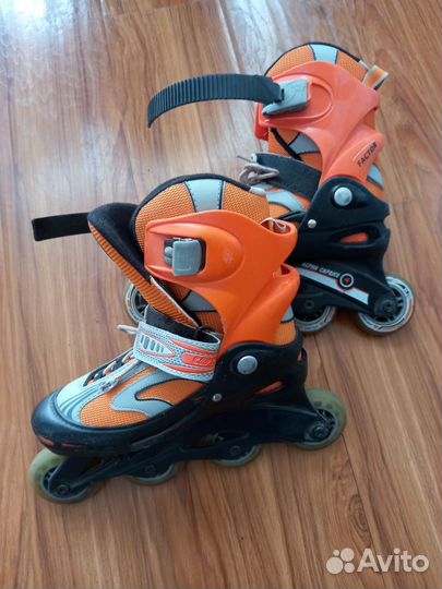 Роликовые коньки детские раздвижные 34-37 размер