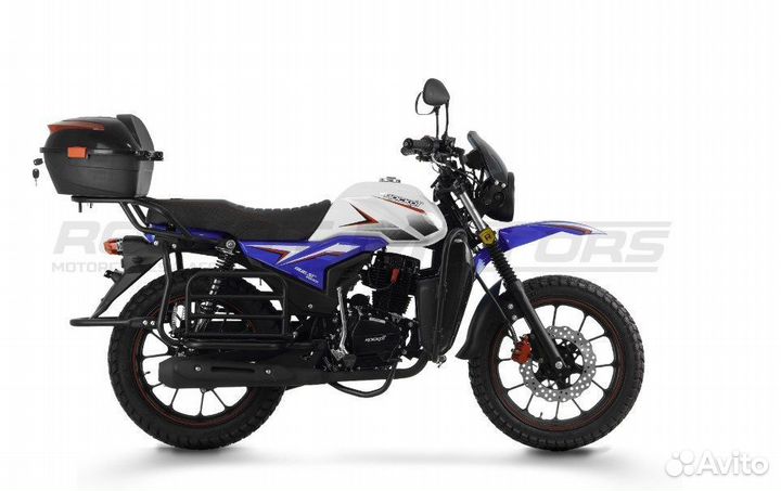 Мотоцикл дорожный rockot quest 150 (белый/синий гл