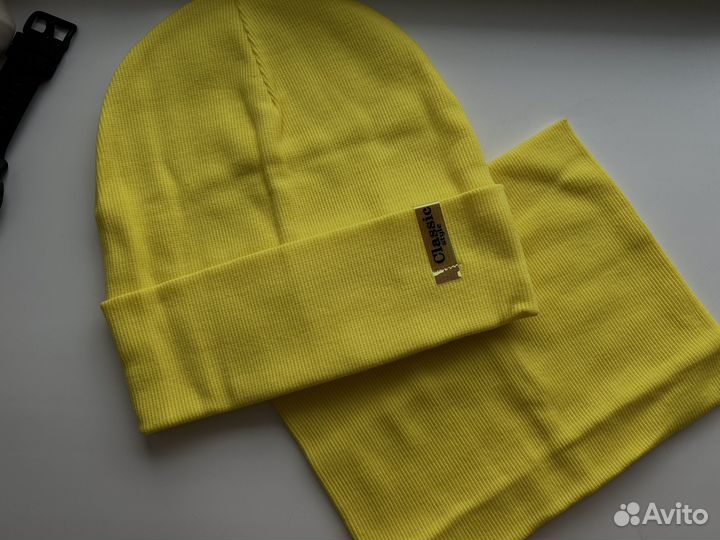 Шапка и снуд детский