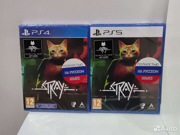 Игра для PlayStation 4 и 5 Stray. Диск Новый