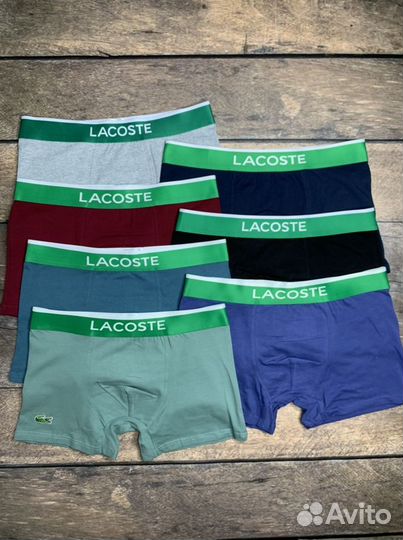 Мужские трусы Lacoste боксеры нижнее белье