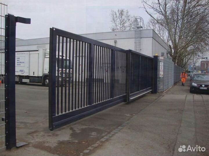 Откатные и распашные ворота под ключ