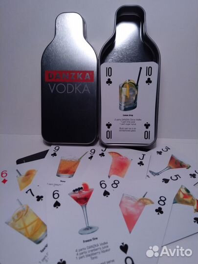 Редкие коллекционные игральные карты Danzka Vodka