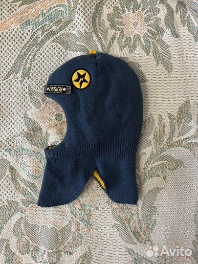 Шапка шлем для мальчика р. 48