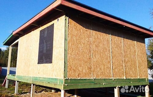 Домокомплект дачный домик из сип -панелей, хозблок
