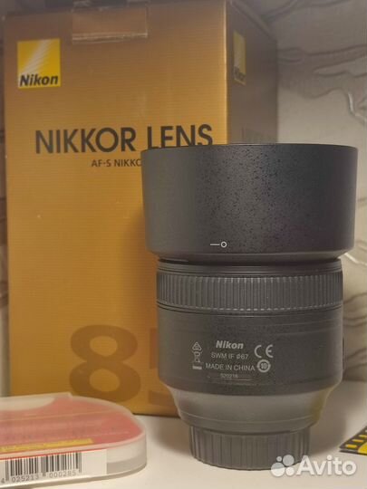 Объектив Nikon AF-S 85mm f/1.8G Как новый