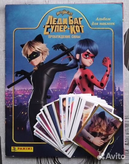 Наклейки panini леди баг