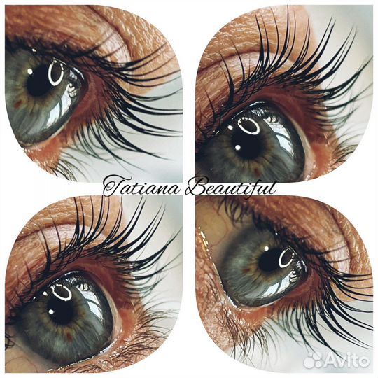 Ламинирование ресниц+окрашивание+botox / Брови