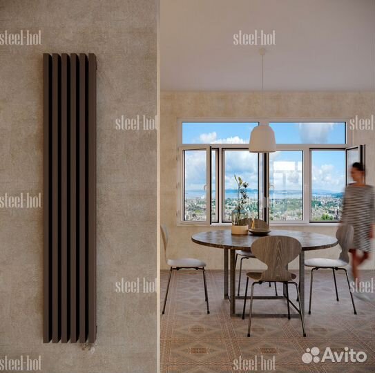 Настенный радиатор Вертикальный радиатор