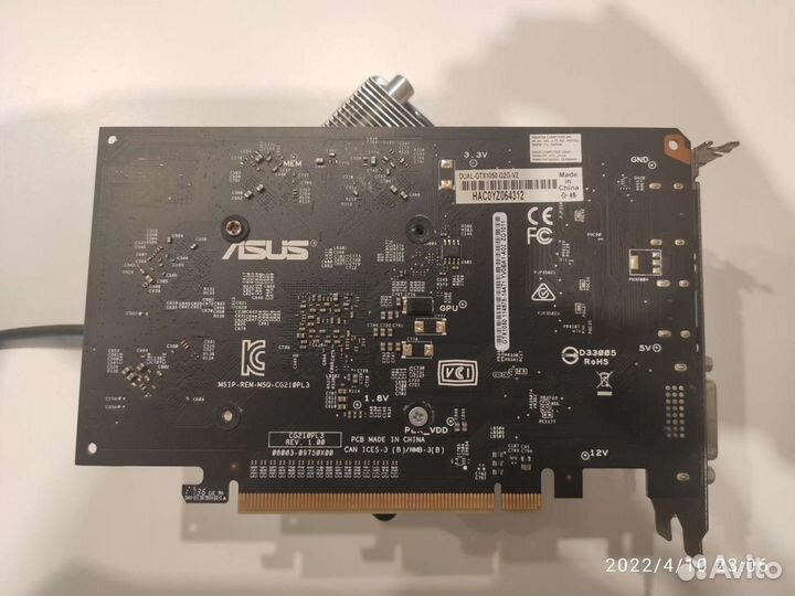Видеокарта gtx 1050