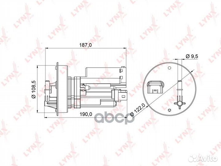 Фильтр топливный nissan teana 2.3 / 3.5 (J31) 0