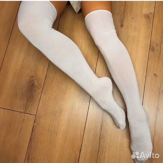 Белые ботфорты