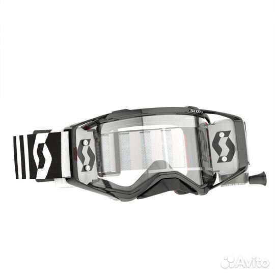 Очки scott Prospect WFS racing black white clear w