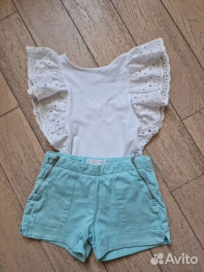 Шорты и боди на рост 122