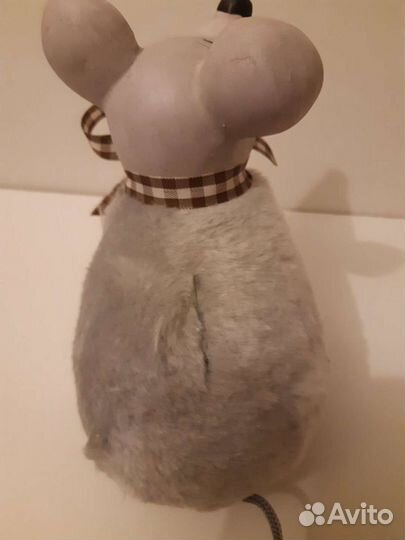 Сувенир подарочный. Копилка Игрушка Мышь керамика