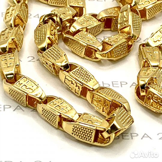 Золотая цепь 750 пробы 119.77 грамм р. 64 см