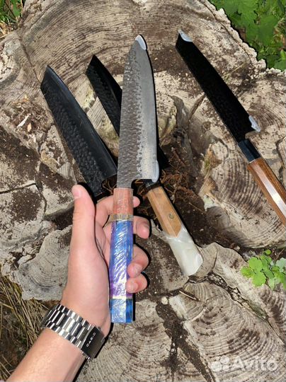 Кованные японские шеф ножи