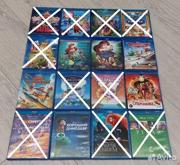 Blu Ray диски - Дисней, мультфильмы