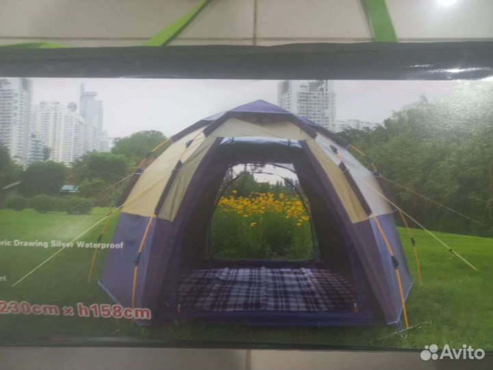 Палатка 4 местная автоматическая 280х230хh158