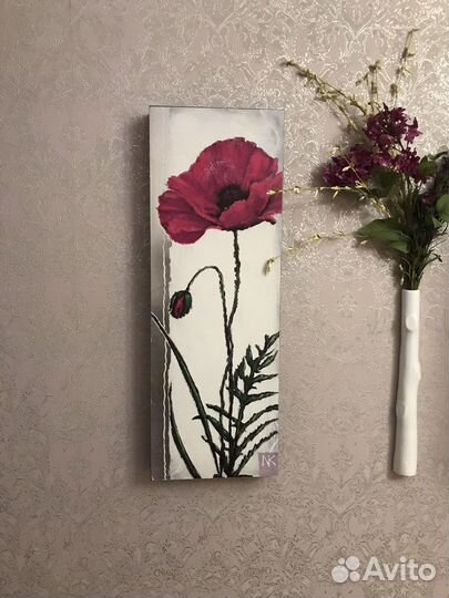 Картина. Ваза. Цветы