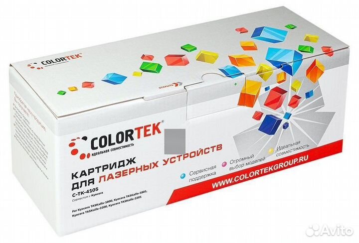 Тонер-картридж Colortek TK-4105 лазерный черный дл
