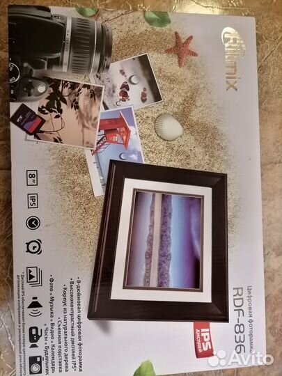 Цифровая фоторамка Ritmix RDF-836