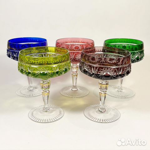 Хрустальные бокалы креманки