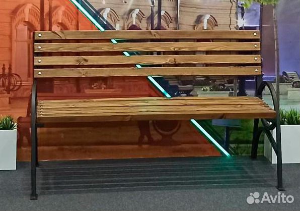 Скамейка садовая деревянная