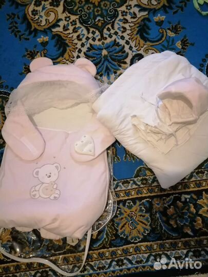 Конверт одеяло на выписку зима, осень