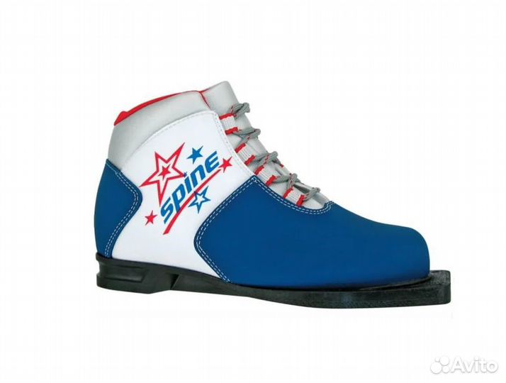 Ботинки лыжные Spine Kids 299/1 75мм (синт.)