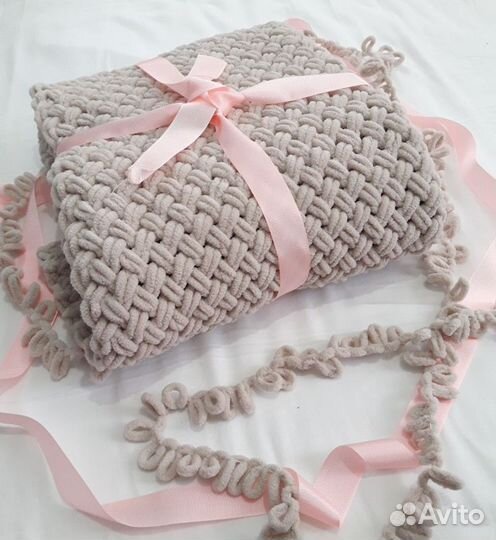 Плед детский плюшевый