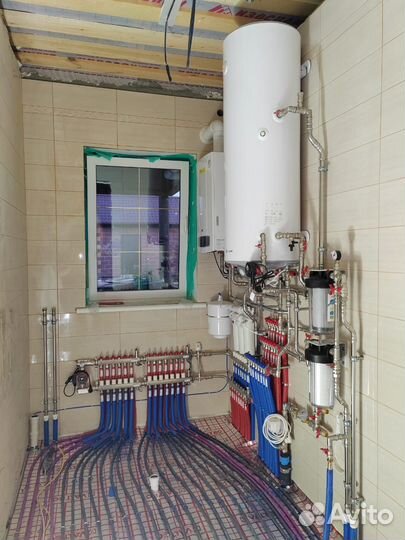 Монтаж отопления, водоснабжения и канализации