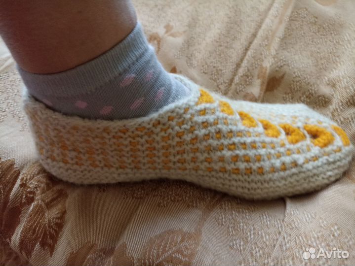 Носки из овечьей шерсти вязаные